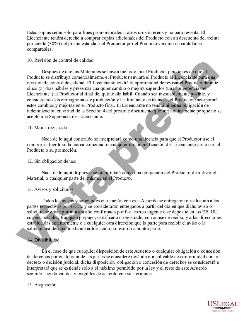 Preview Acuerdo de licencia de gráficos