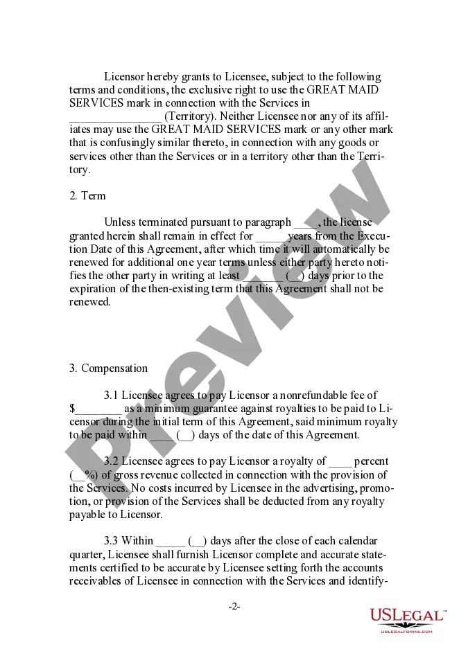 Get Service Mark License Agreement Preview Service Mark License Agreement