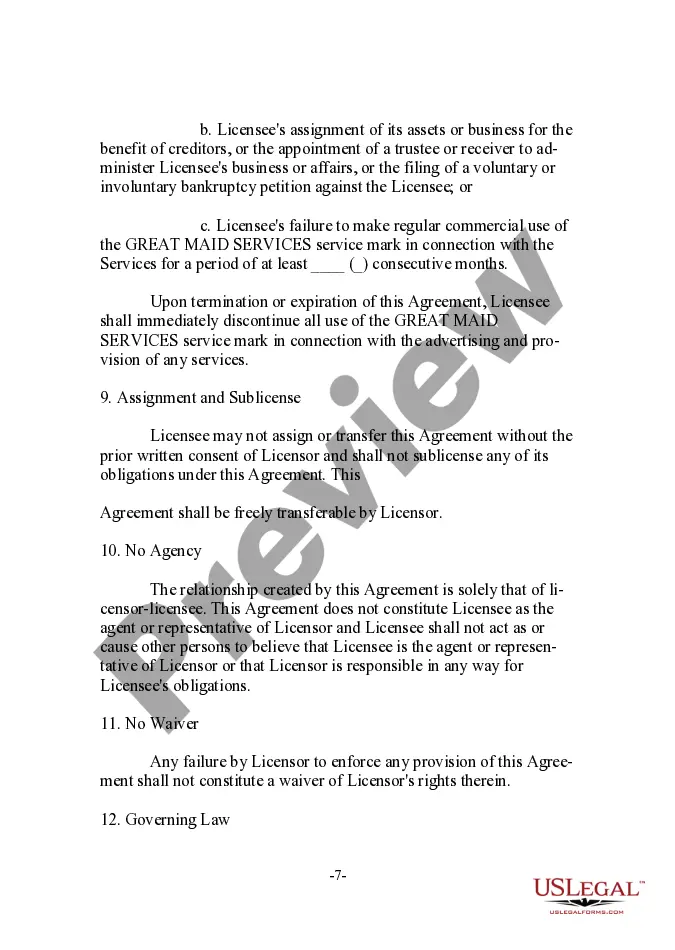 Get Service Mark License Agreement Preview Service Mark License Agreement