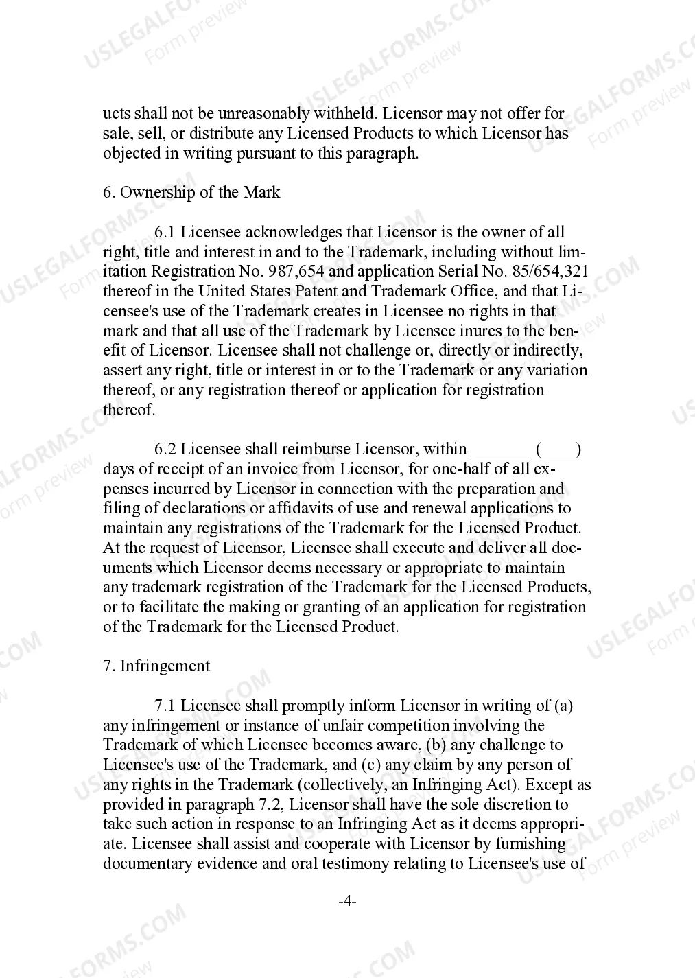 Preview Trademark License as a Dispute Settlement Agreement