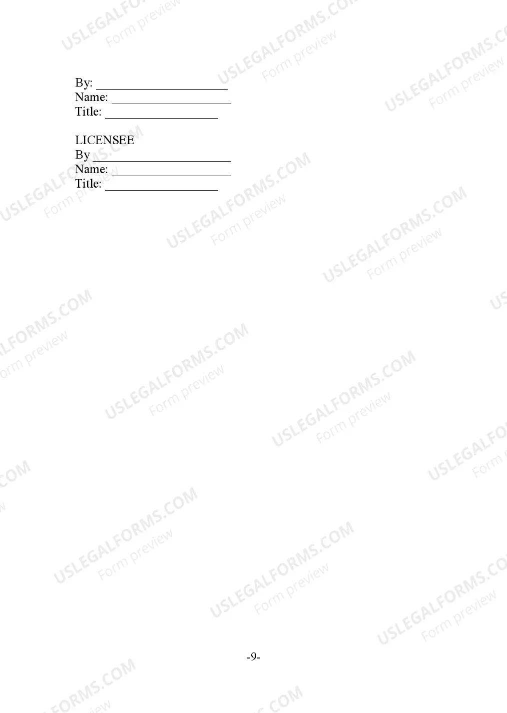 Preview Trademark License as a Dispute Settlement Agreement