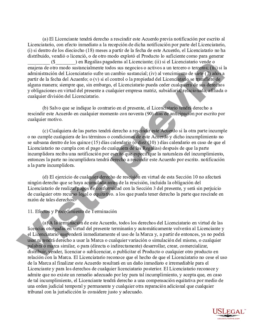Preview Acuerdo de licencia de marca comercial para uso en el mercado educativo