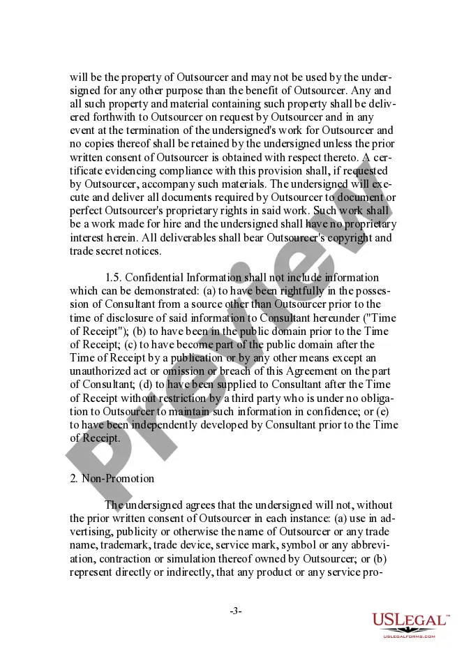 Get Nondisclosure agreement with Proprietary Rights Clause Preview Nondisclosure agreement with Proprietary Rights Clause