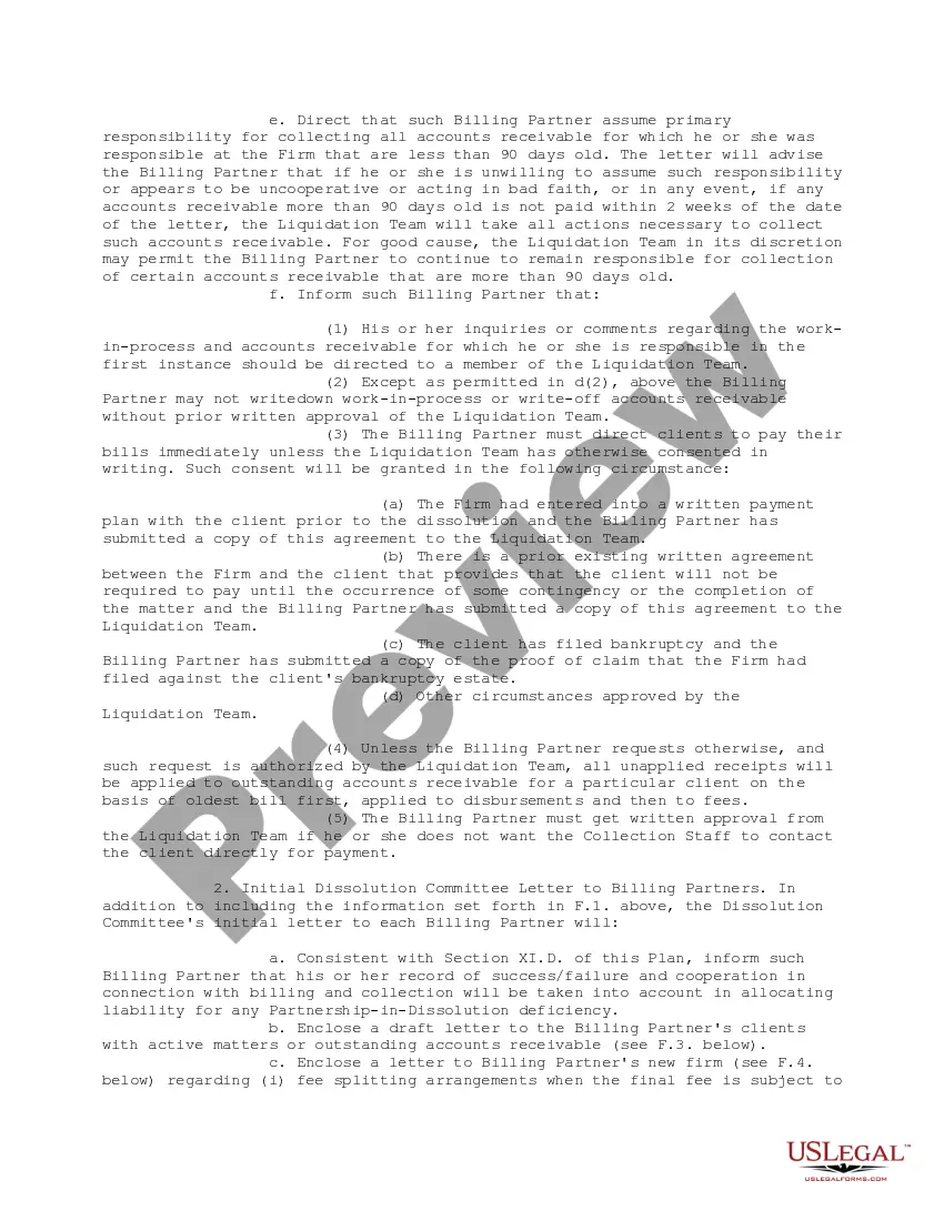 Get Dissolving a Law Firm Preview Dissolving a Law Firm
