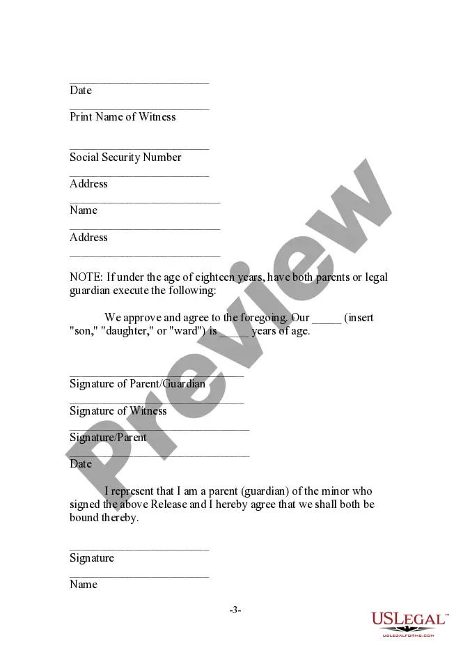 Preview Recording Release - Individual Persona