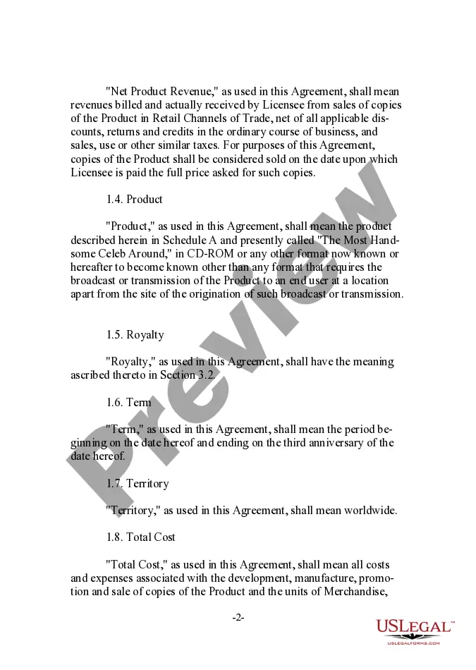 Preview Complex Endorsement Agreement