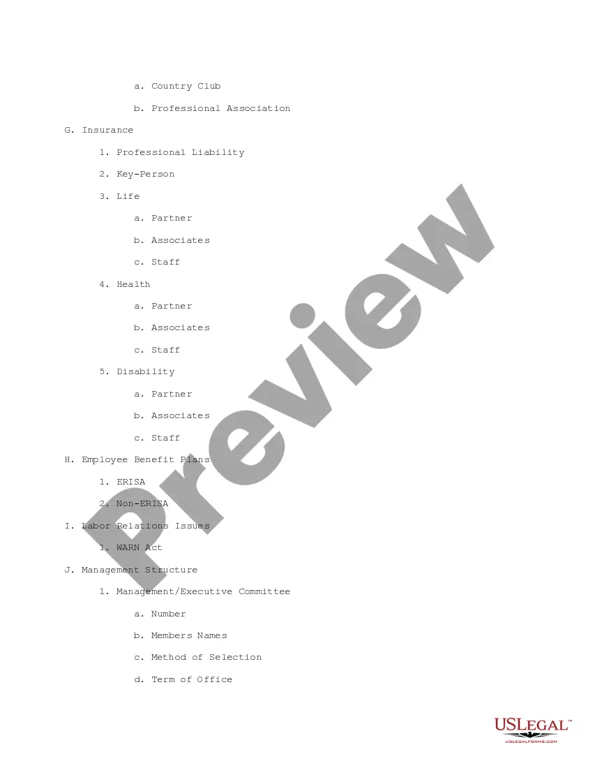 Get Buying, Selling and Merger Discussion Checklist Preview Buying, Selling and Merger Discussion Checklist