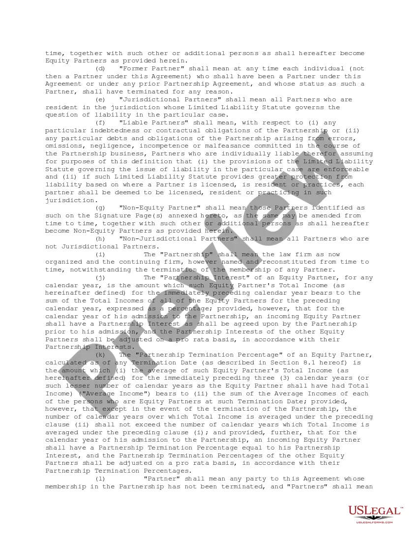 Preview Model Partnership Agreement