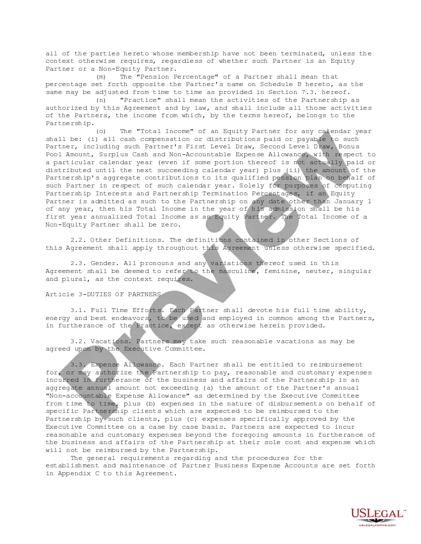 Preview Model Partnership Agreement