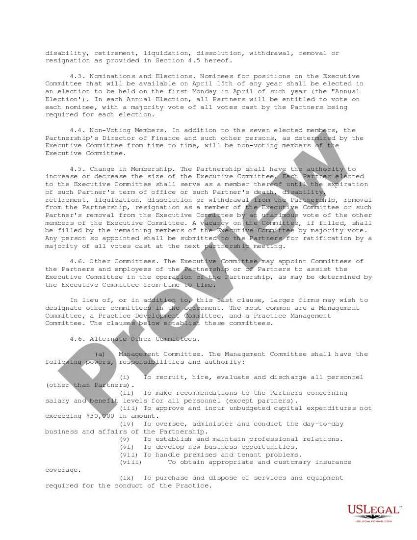 Preview Model Partnership Agreement