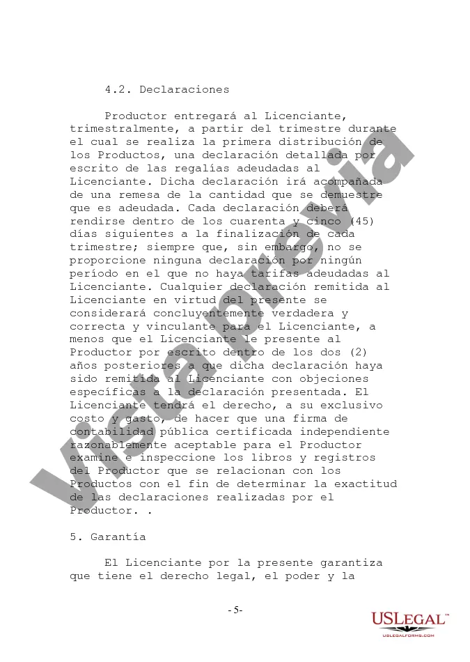 Preview Licencia de Sincronización y Ejecución Pública para Multimedia