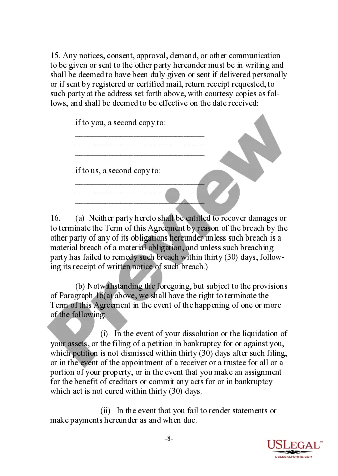 Preview Musical Compositions Publishing Letter Agreement