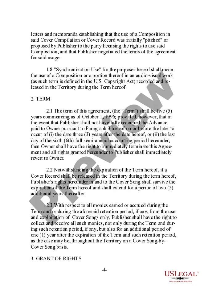 Get Musical Compositions Administration Agreement Preview Musical Compositions Administration Agreement