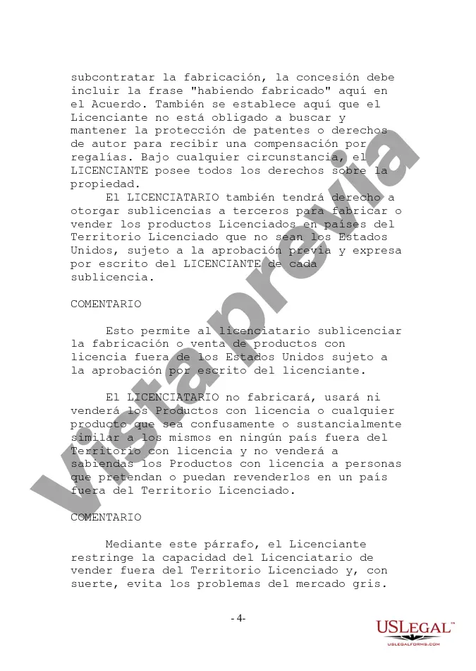 Preview Acuerdo de licencia de diseñador de juguetes anotado