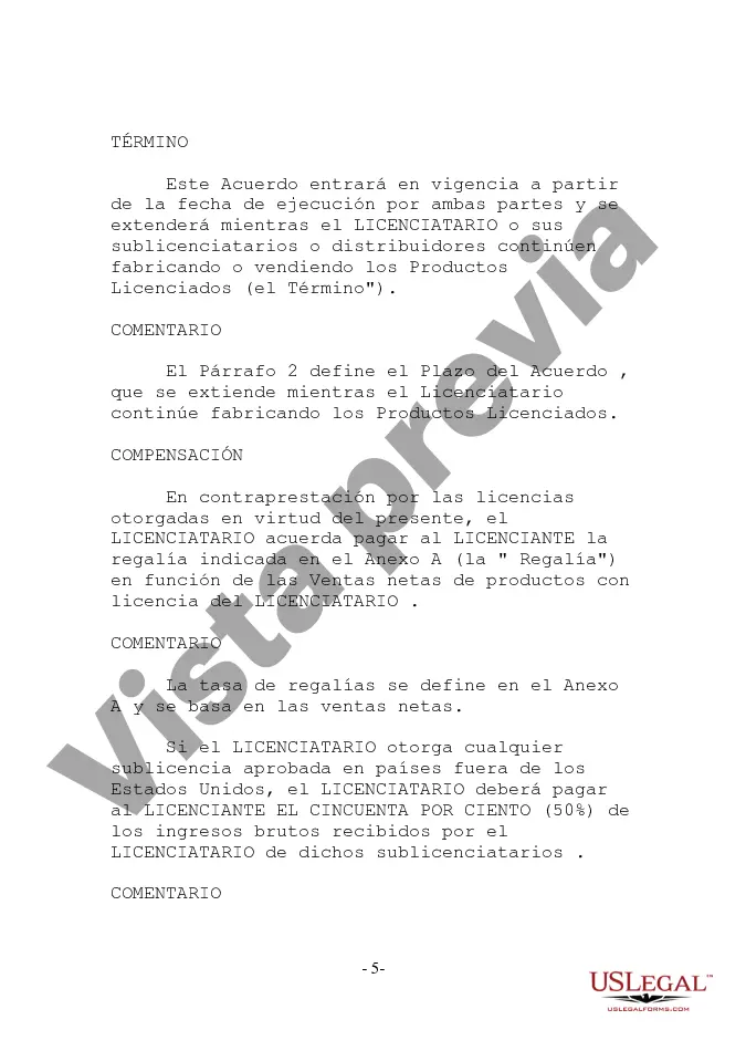 Preview Acuerdo de licencia de diseñador de juguetes anotado