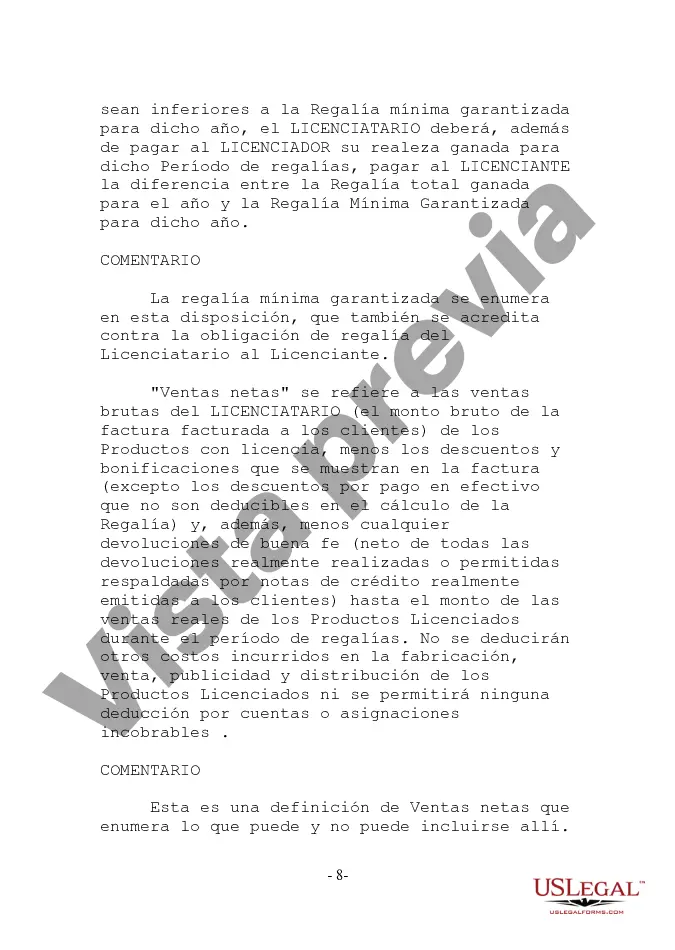 Preview Acuerdo de licencia de diseñador de juguetes anotado