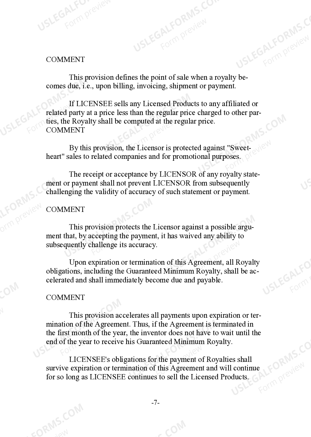 Toy Designer License Agreement Annotated US Legal Forms