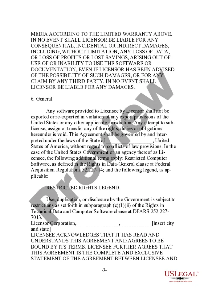 Get Vendor-Oriented Shrink-Wrap Software License Agreement Preview Vendor-Oriented Shrink-Wrap Software License Agreement