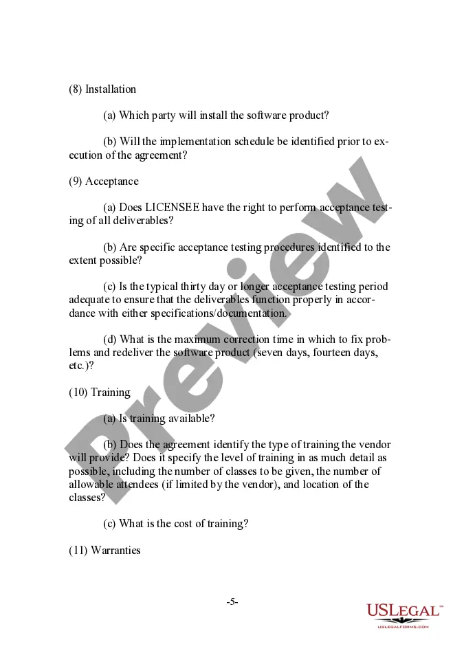 Get Licensee - Oriented Software License Transaction Checklist Preview Licensee - Oriented Software License Transaction Checklist
