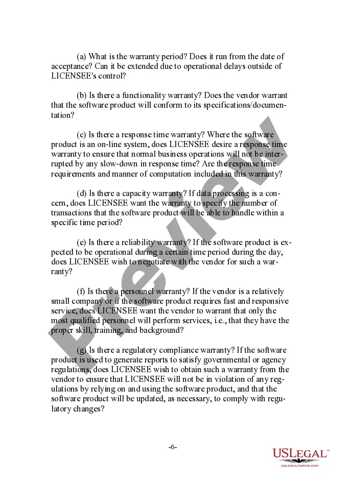 Get Licensee - Oriented Software License Transaction Checklist Preview Licensee - Oriented Software License Transaction Checklist