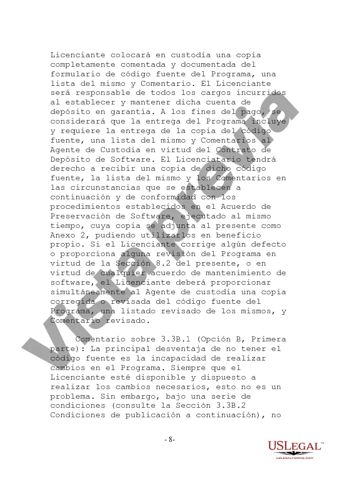 Preview Contrato de licencia de software orientado al usuario anotado con contrato de mantenimiento de software