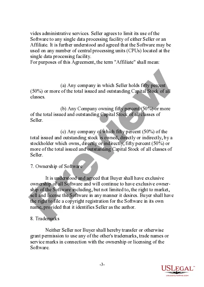 Get Software Sales and License - Back Agreement Preview Software Sales and License - Back Agreement