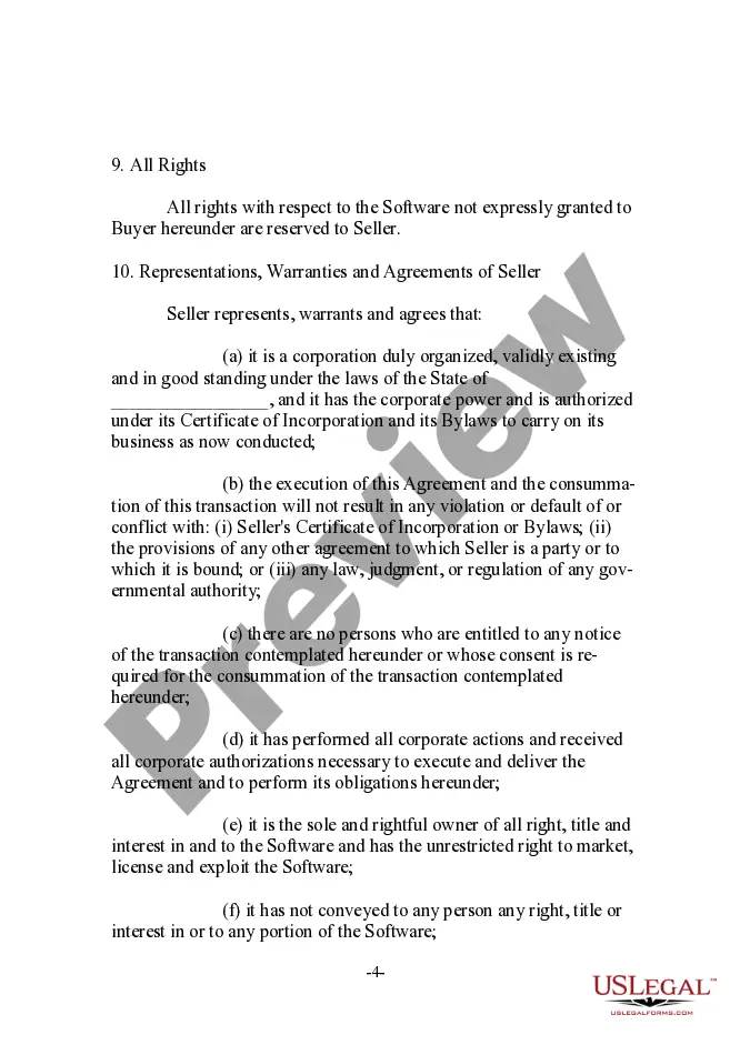 Get Software Sales and License - Back Agreement Preview Software Sales and License - Back Agreement