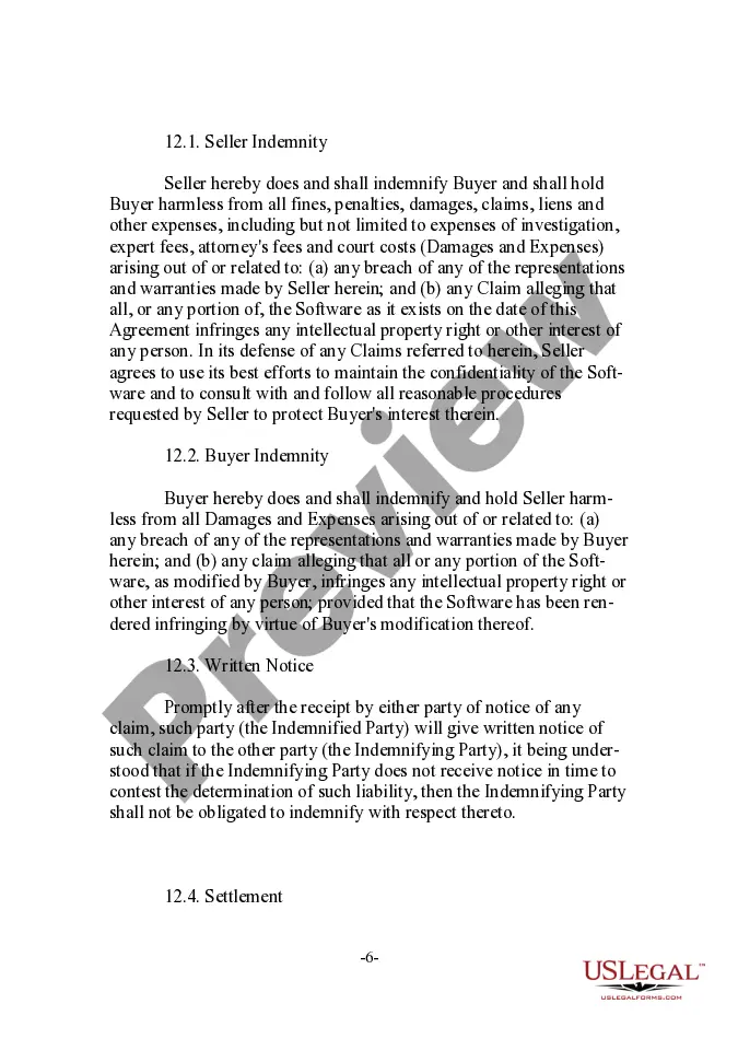 Get Software Sales and License - Back Agreement Preview Software Sales and License - Back Agreement