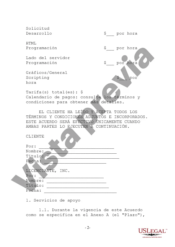 Get Acuerdo de mantenimiento de software orientado al desarrollador Preview Acuerdo de mantenimiento de software orientado al desarrollador