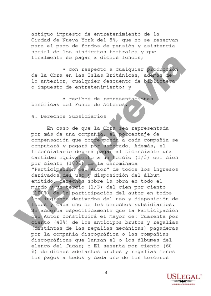 Preview Acuerdo para el uso de material de guión en representaciones teatrales en vivo