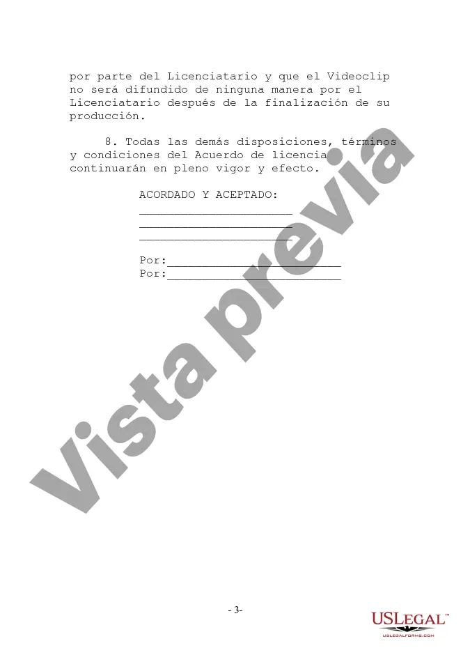 Preview Licencia limitada - Videoclips para publicidad