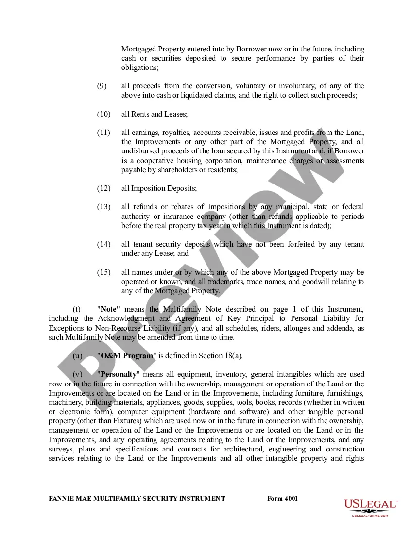 Get Multifamily Mortgage, Assignment of Rents and Security Agreement Preview Multifamily Mortgage, Assignment of Rents and Security Agreement