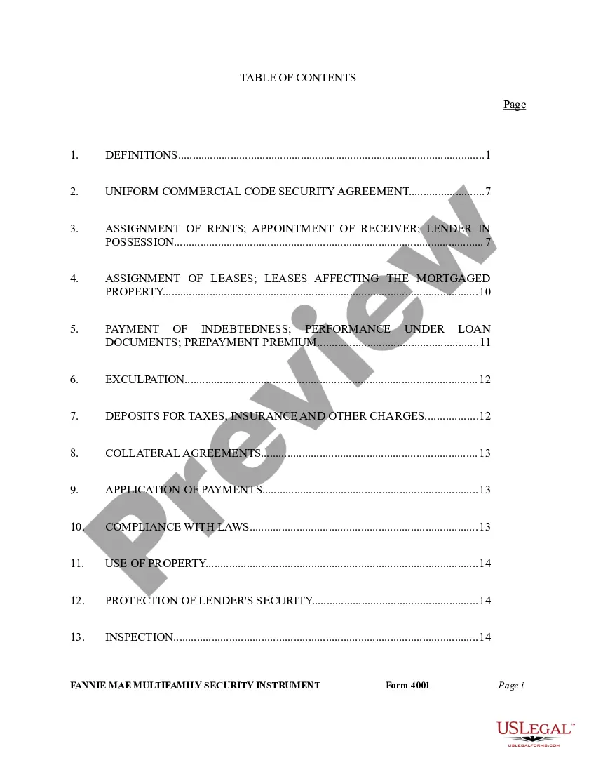 Get Multifamily Mortgage, Assignment of Rents and Security Agreement Preview Multifamily Mortgage, Assignment of Rents and Security Agreement