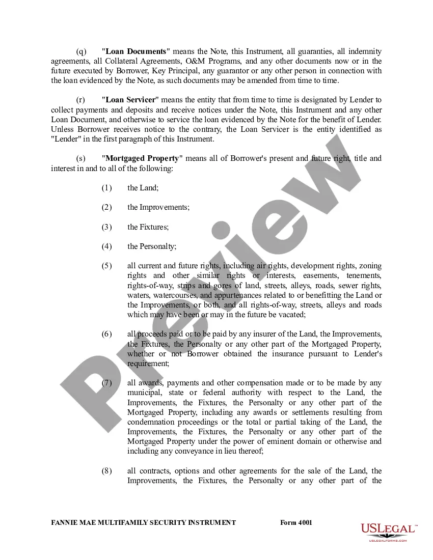 Get Multifamily Mortgage, Assignment of Rents and Security Agreement Preview Multifamily Mortgage, Assignment of Rents and Security Agreement
