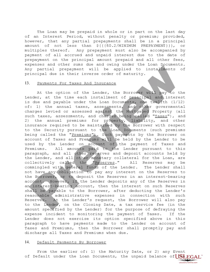 Preview Loan Commitment Form and Variations
