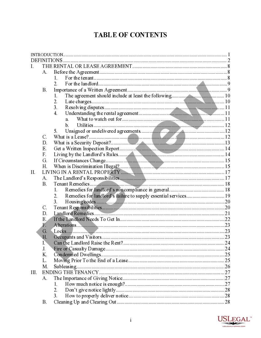 Get Multistate Landlord Tenant Handbook - Guide - Laws Preview Multistate Landlord Tenant Handbook - Guide - Laws