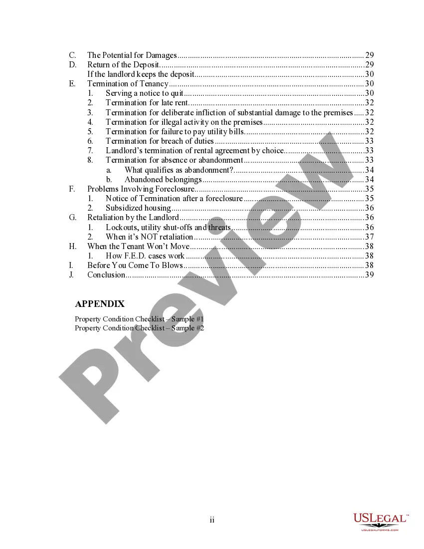 Get Multistate Landlord Tenant Handbook - Guide - Laws Preview Multistate Landlord Tenant Handbook - Guide - Laws