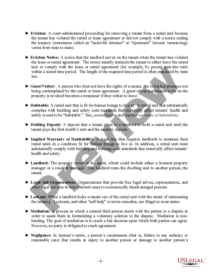 Get Multistate Landlord Tenant Handbook - Guide - Laws Preview Multistate Landlord Tenant Handbook - Guide - Laws
