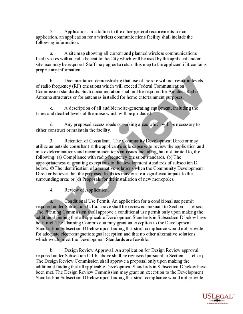 Preview Wireless Antenna Ordinance