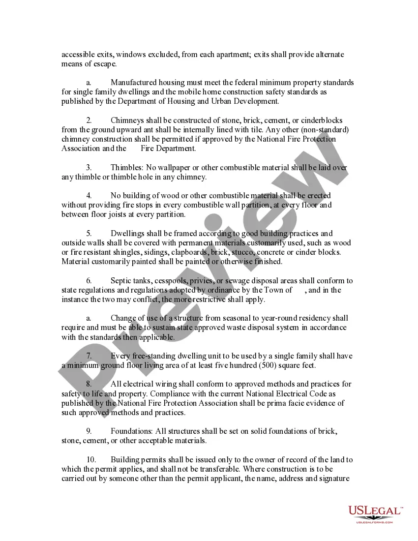 Preview Building Code Ordinance