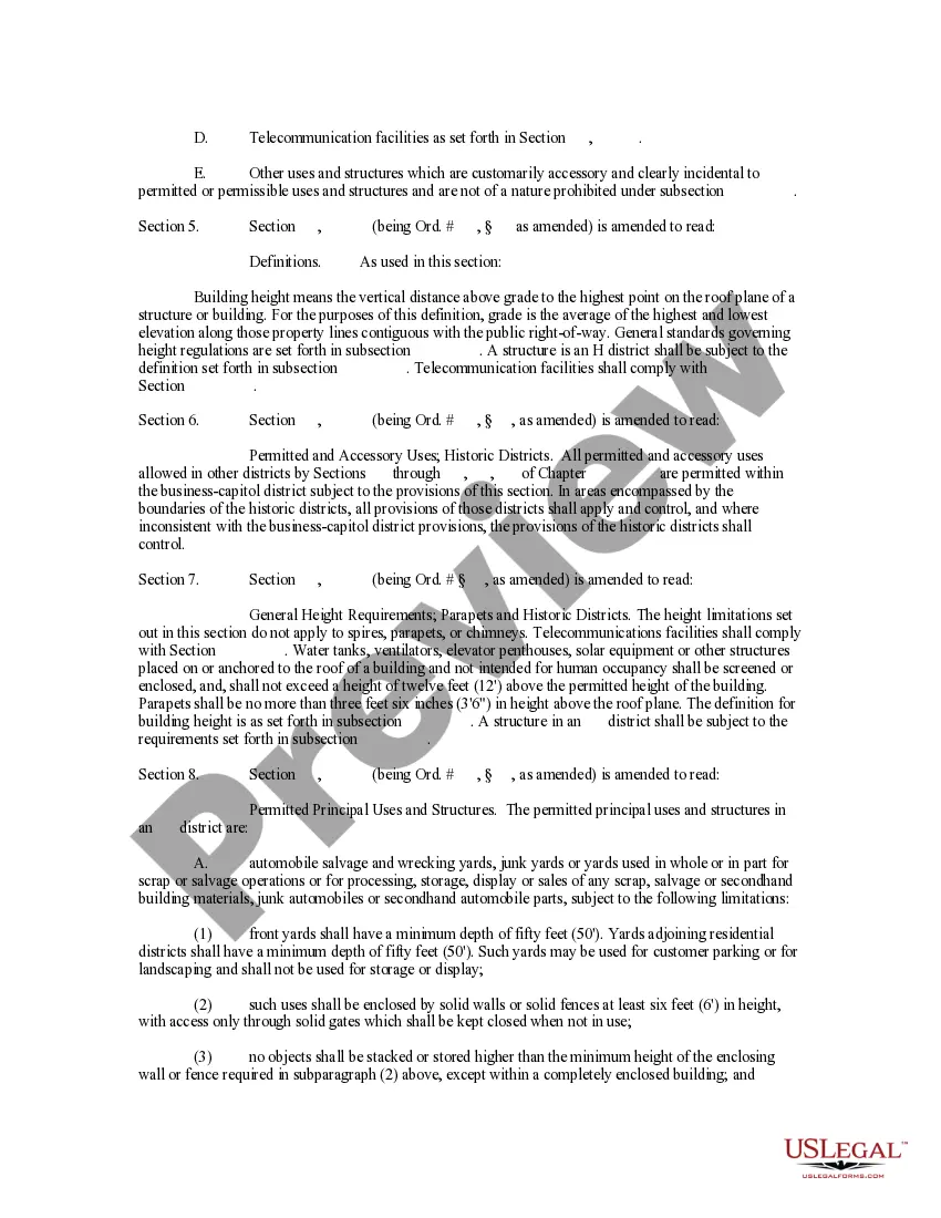 Preview Telecommunications Ordinance