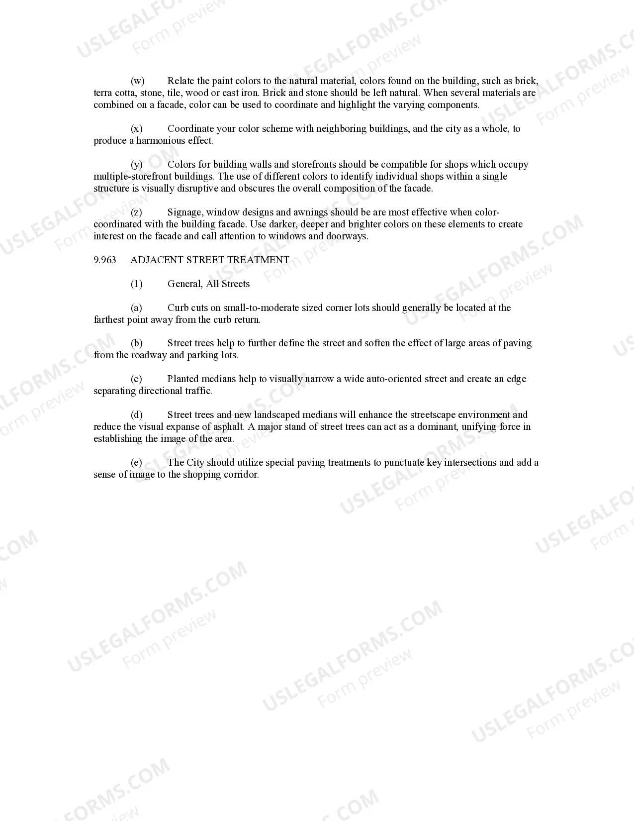 Preview Commercial Design Review Ordinance