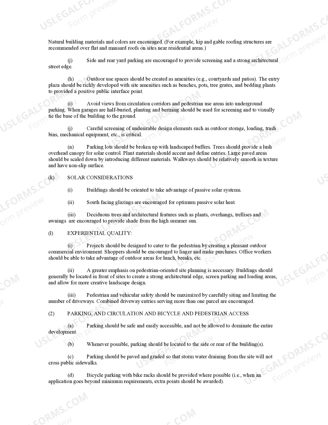 Preview Commercial Design Review Ordinance