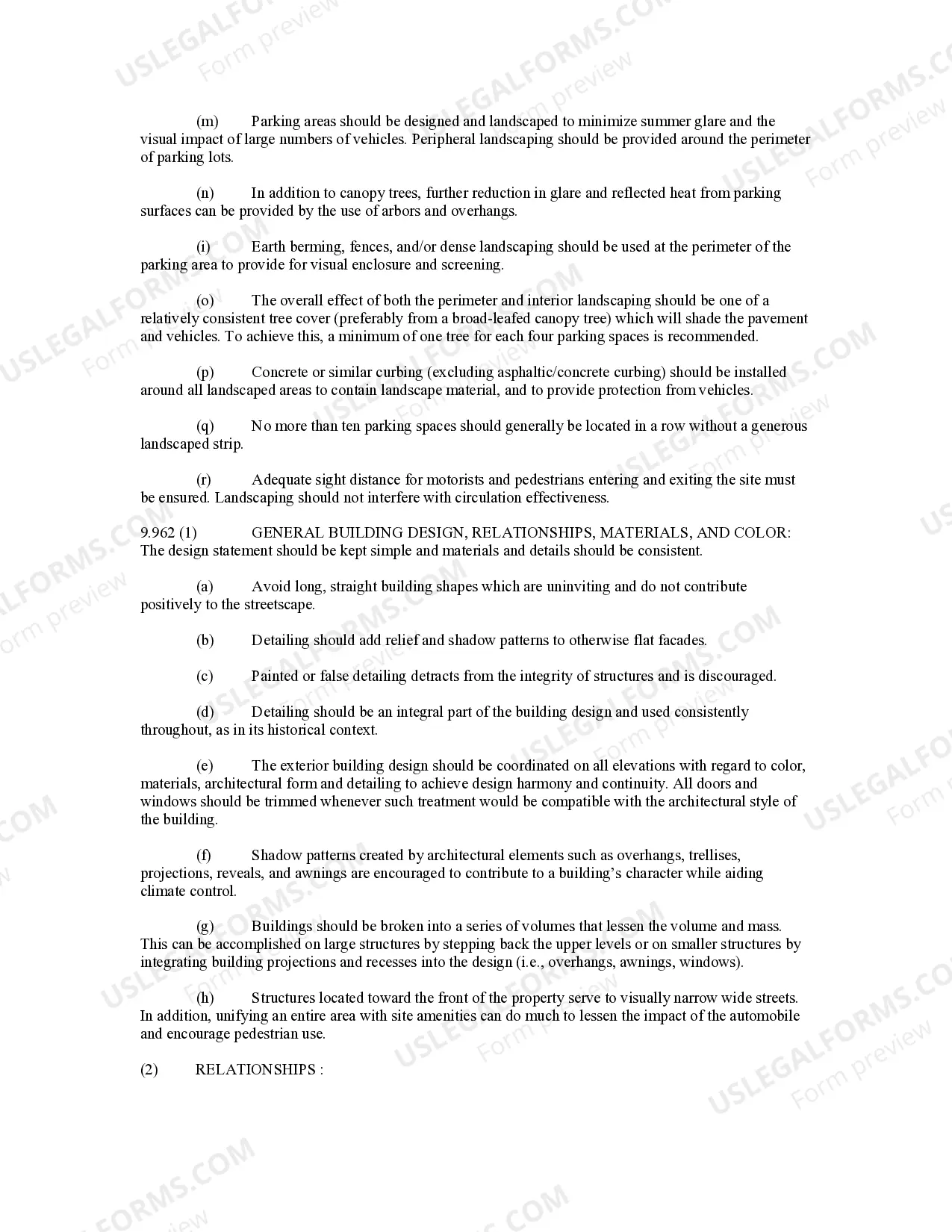 Preview Commercial Design Review Ordinance