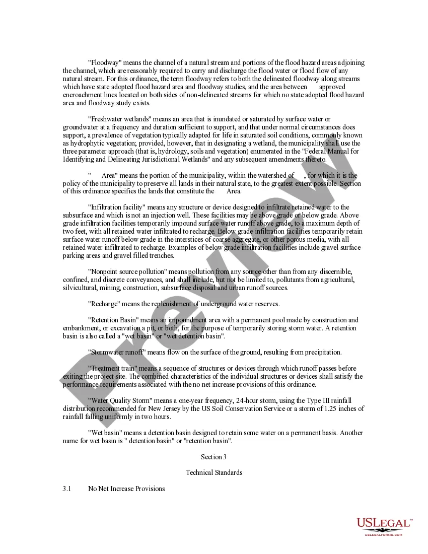 Get Stormwater Control Ordinance Preview Stormwater Control Ordinance