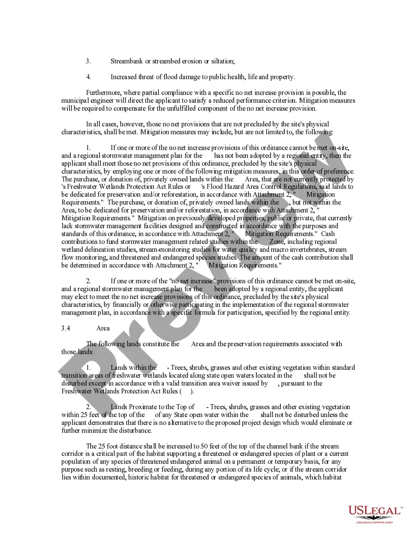 Get Stormwater Control Ordinance Preview Stormwater Control Ordinance