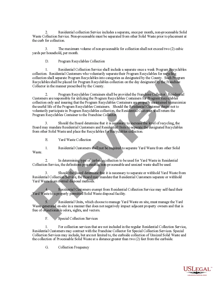 Get Solid Waste Collection Ordinance Preview Solid Waste Collection Ordinance