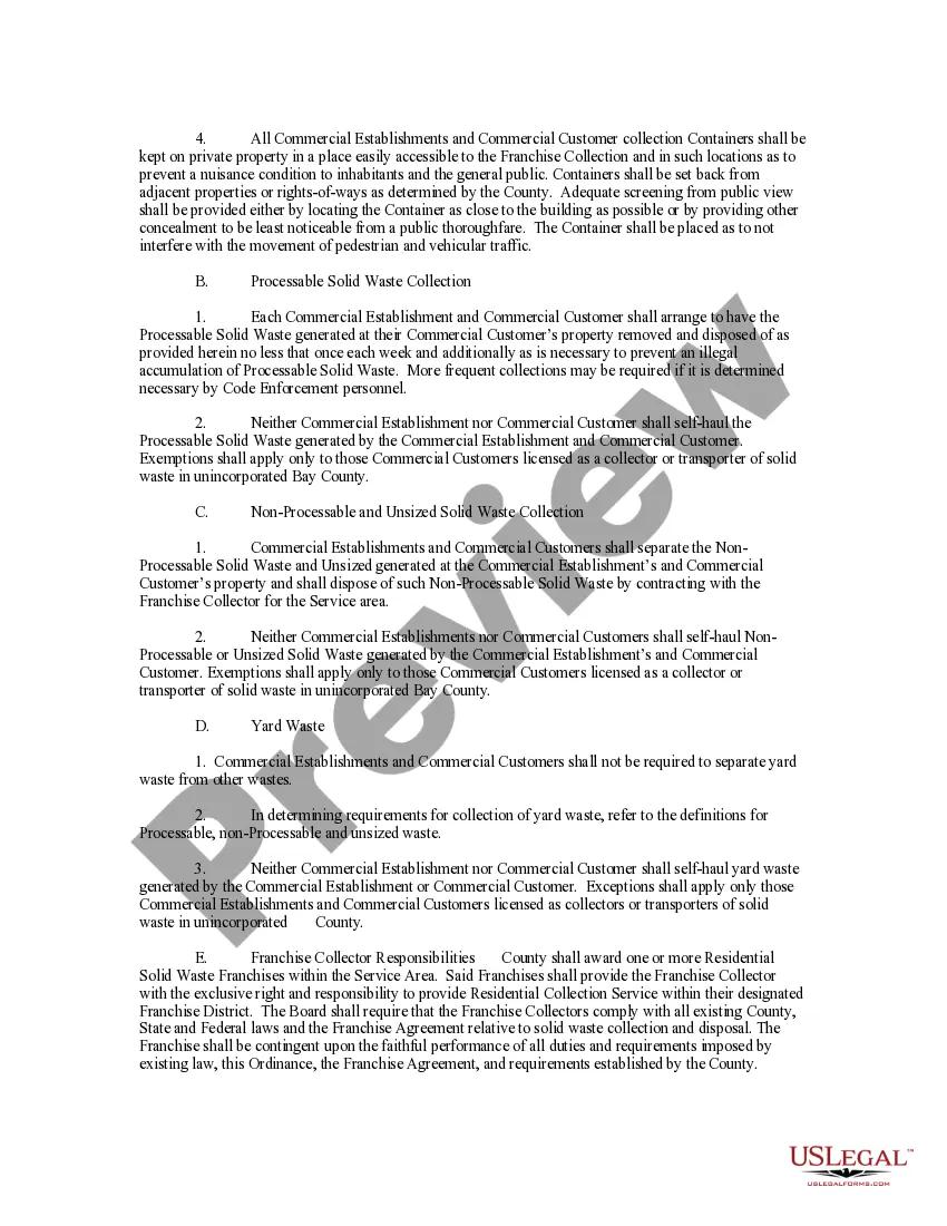 Get Solid Waste Collection Ordinance Preview Solid Waste Collection Ordinance