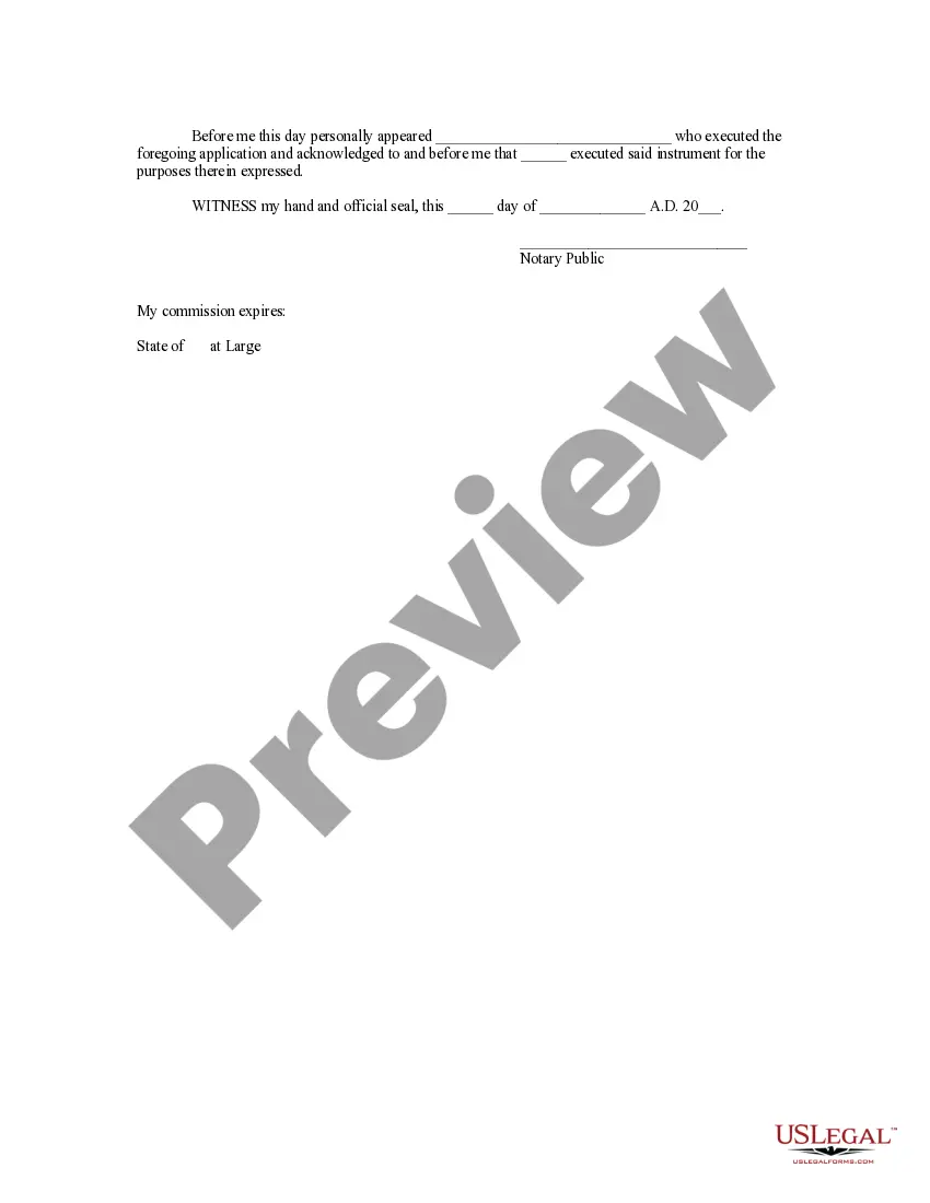 Get Application for Street Closing Preview Application for Street Closing