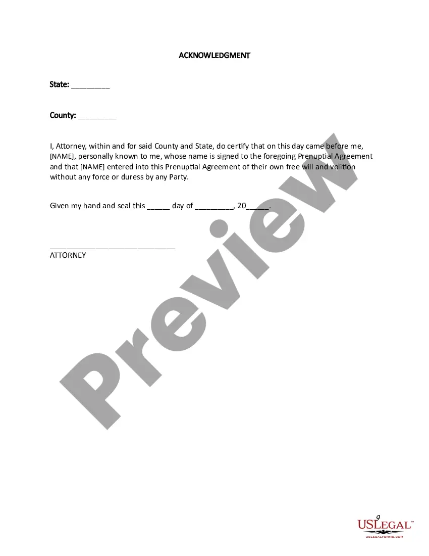 Get Prenuptial Agreement Preview Prenuptial Agreement